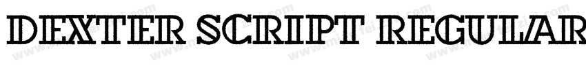 Dexter Script Regular字体转换